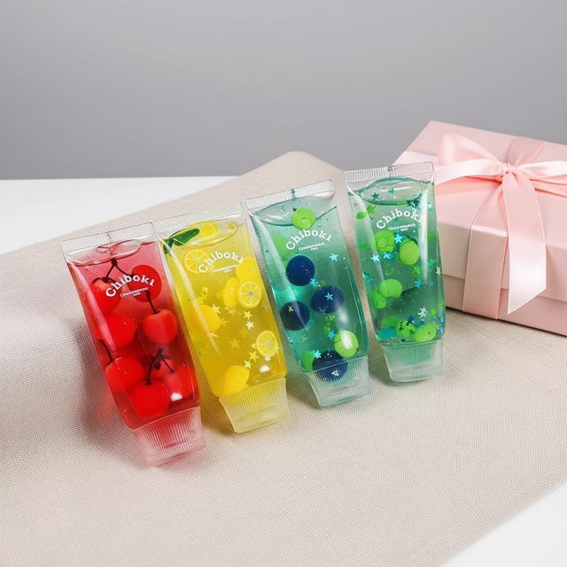 Maltose Toothpaste Fidget Toy Slow Rising Fruit Filled Soft Stress Relief Sensory Squeeze Toy for Party Favors Birthday Gifts