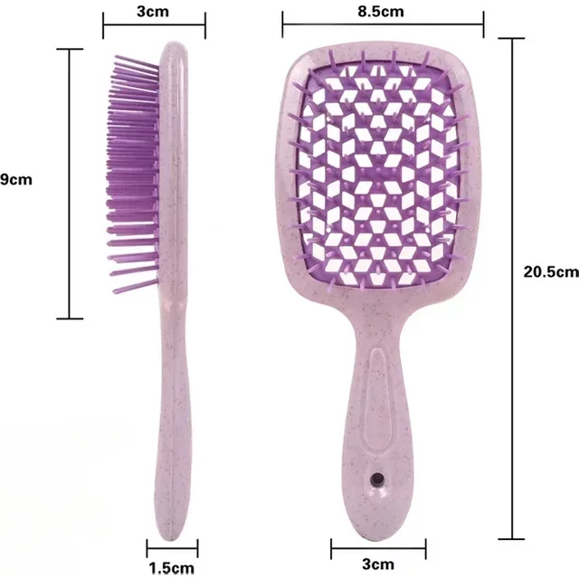 Hollow Air Cushion Comb Anti-static Dry and Wet Dual Use Fluffy Hair Home Head Massage Hair Styling Combs Detangling Hair Brush