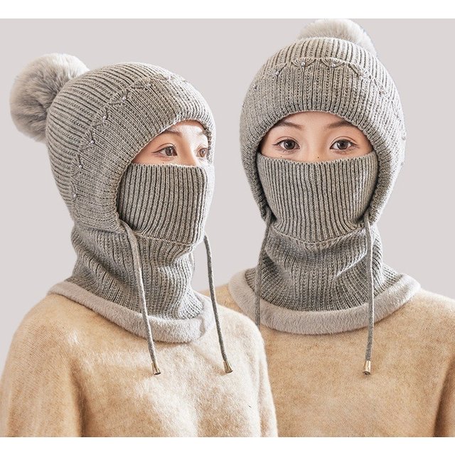 Winter Balaclava Face Mask Fleece Lined Windproof Thermal Neck Gaiter for men Women Skiing Motorcycle Cycling Running Hiking