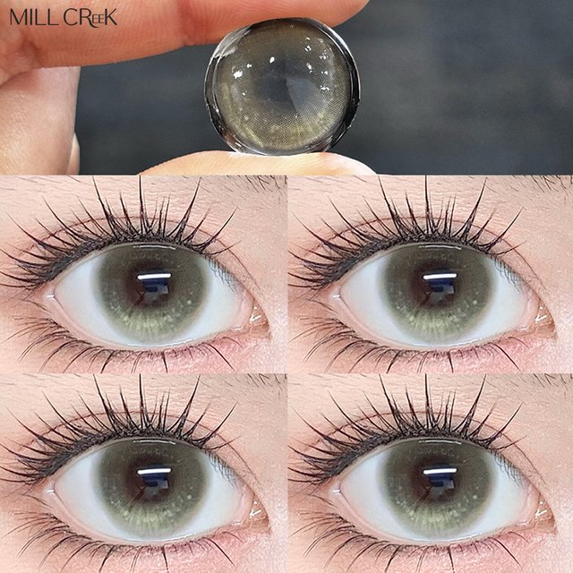 10PCS New 1day Use Colored Prescription Lenses Daily Natural Contact Lenses Disposable with Myopia Lens Cosmetic Fast Shipping