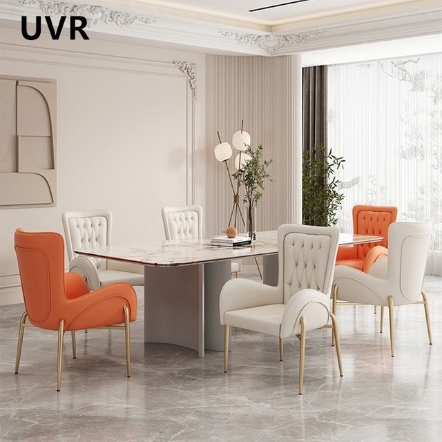 UVR Home Chairs Living Room Single Sofa Chair Girls Balcony Bedroom Makeup Backrest Stool Kitchen Restaurant Chairs Furniture