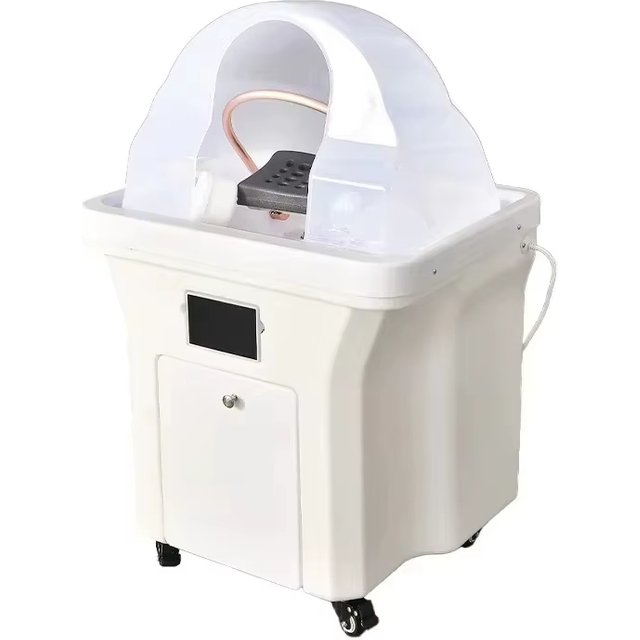 New Mobile Water Tank Shampoo Basin with Thermostatic Water Circulation Spa Equipment for Salon Hair Therapy Storage Device