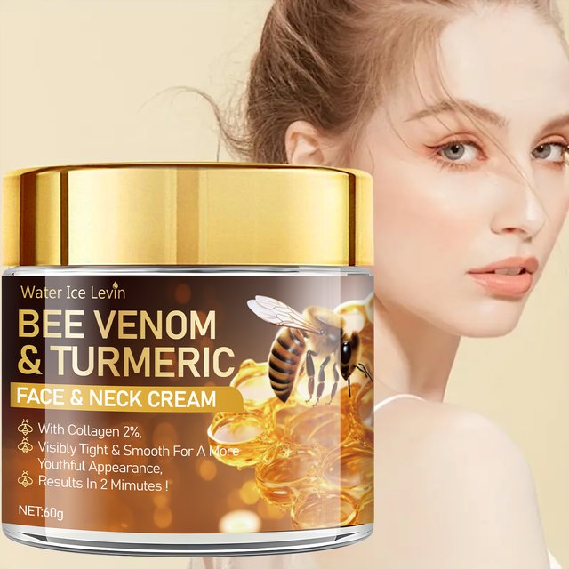 Bee Venom Instant Facial Lifting Cream Tightens and Lifts Sagging Skin, Smoothing the Skin | Alcohol-Free, Contains Hyaluronic Acid, Suitable for All Skin Types