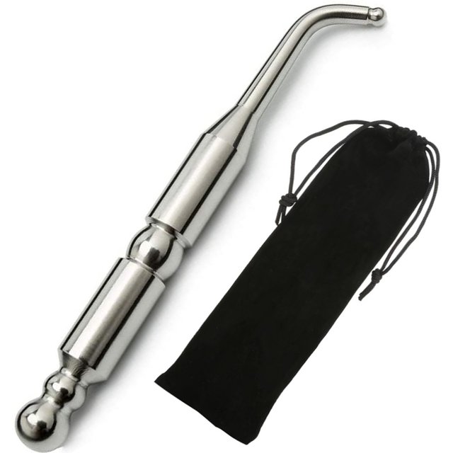 Stainless Steel Dual Head Facial Reflexology Tools Ear Massage Tool Body Point Probe Pen & Trigger Point Massager Tools