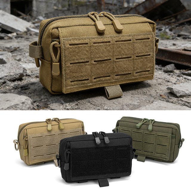 Pochette tactique EDC Molle d'extérieur, sac Molle, pochettes utilitaires compactes, sac de ceinture, sacs médicaux, pochette à outils, accessoires de chasse