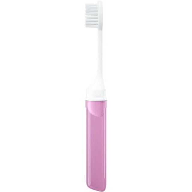 Transparent Candy Foldable Portable Mini Travel Toothbrush Small Dental Brush Folding Traveling Adult Toothbrush in Colors