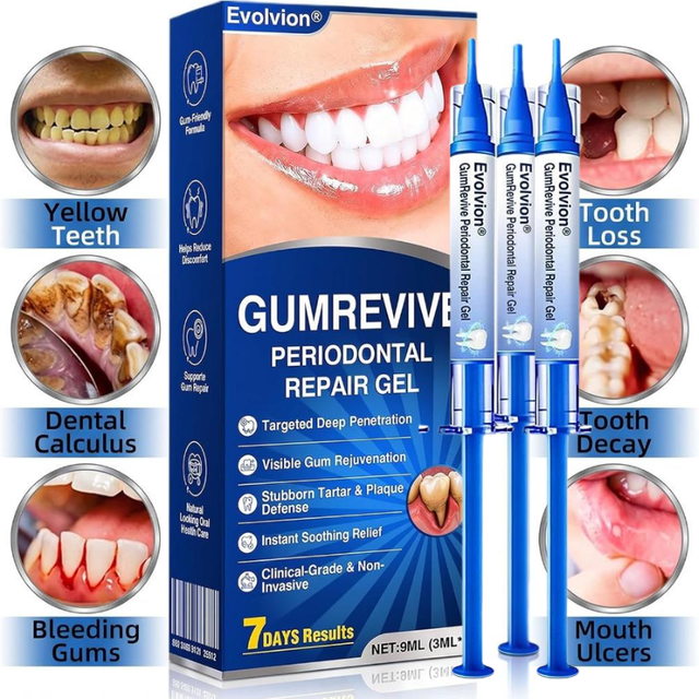 3mlx3 Gum Care Gel Periodontal Repair Gel For Plaque Tartar Gum Health Deep Cleaning Instant Fresh Feeling Oral Care