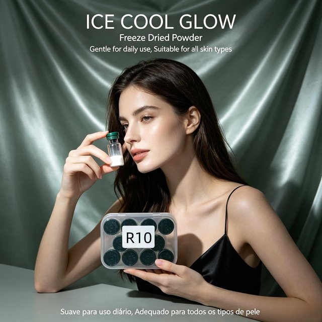 High Purity Lyophilized Powder Vials,Hydrating Facial Essence,Nourishing,Random Cap Colors,Date Subject to Actual Goods