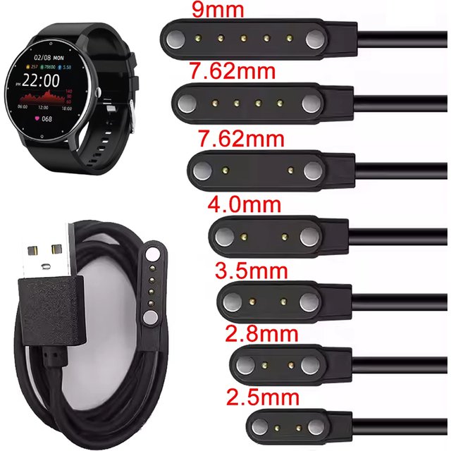 Universal Magnetic Smart Watch Organizer Wristband Earphones Toothbrush Juicer Accessories Replacement Dock Charger Power Line