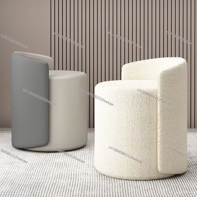 Bedroom Makeup Chair With Backrest Light Luxury Vanity Stool Simple Stylish Dresser Chair Comfortable Seating