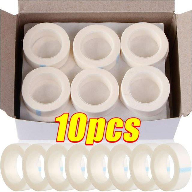 1-10rolls Professional Adhesive Eyelash Patch Non-woven Eyelash Extension Makeup Tape Micropore Fabric Tapes Lash Lifting Tools