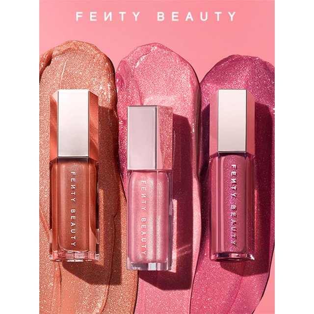 Fenty Beauty Gloss Lip Glaze Multi-color Moisture Shine Glitter Lip Plumper Makeup Beginner Liquid Lipstick Makeup Cosmetics