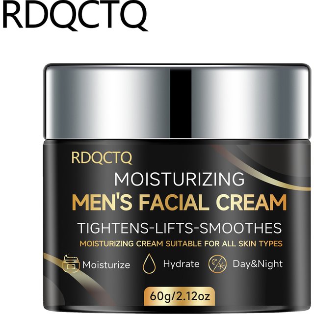 RDQCTQ Men's Retinol Firming Face Cream Skincare Brightening Smooth Wrinkles Facial Moisturizing Collagen Face Men Treatment