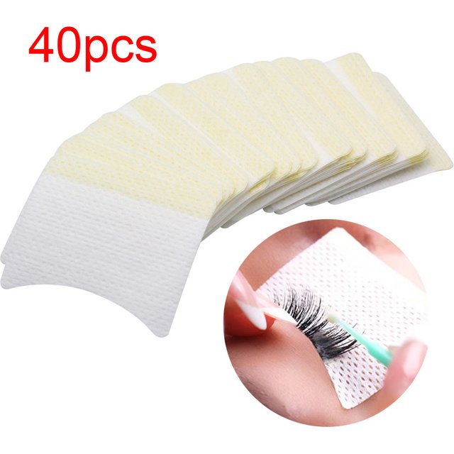 40/120/200pcs Disposable Removing Eyelashes Eye Pads Patch Eyelash Extension Sticker Under Eye Cotton Patches Makeup Tools