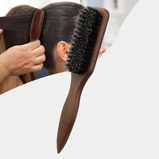 Peigne à poils marron à queue pointue – Unisexe, lisse et antistatique, sans enchevêtrement, sans dommages aux cheveux, usage domestique