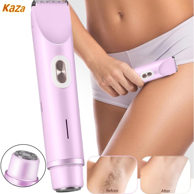 Electric Shaver for women Waterproof Bikini Trimmer for women Legs Underarm Face Pubic Hair Rechargeable Razor Body Hair Trimmer