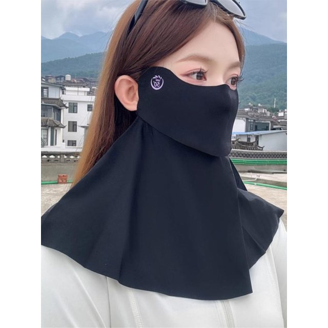 Drinking Water Sunscreen Mask Female Face Neck Summer Mask UV-proof Scarf Cycling Cycling Breathable Mask