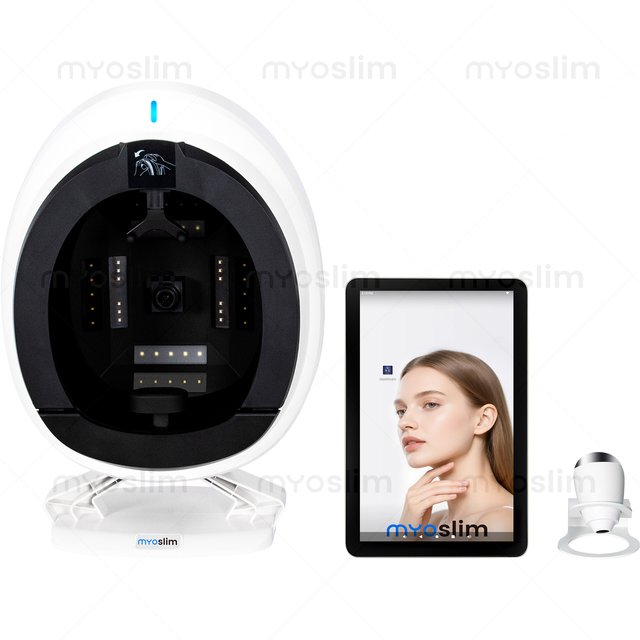 Q1 Pro 36MP AI Facial & Scalp Analyzer with 8 Spectral Imaging Hair Analysis Module for Beauty Salon Skin Diagnosis