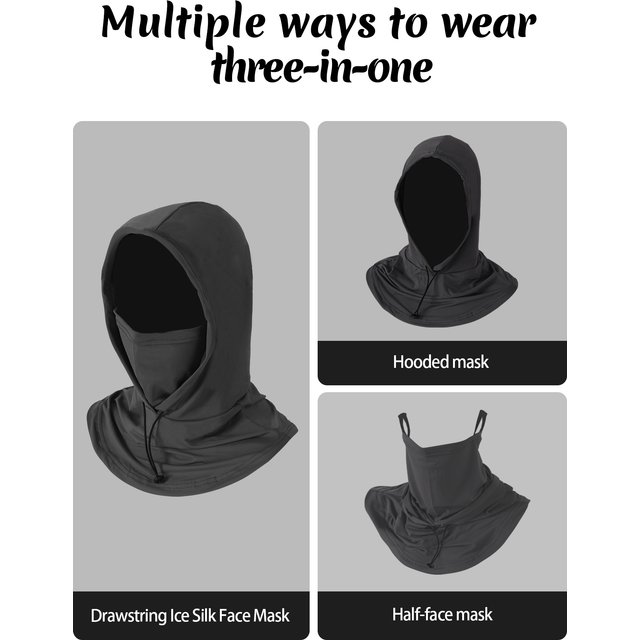 1pcCooling Breathable Balaclava Face Mask Sun UV Protection Hood Mask for Cycling Fishing Running