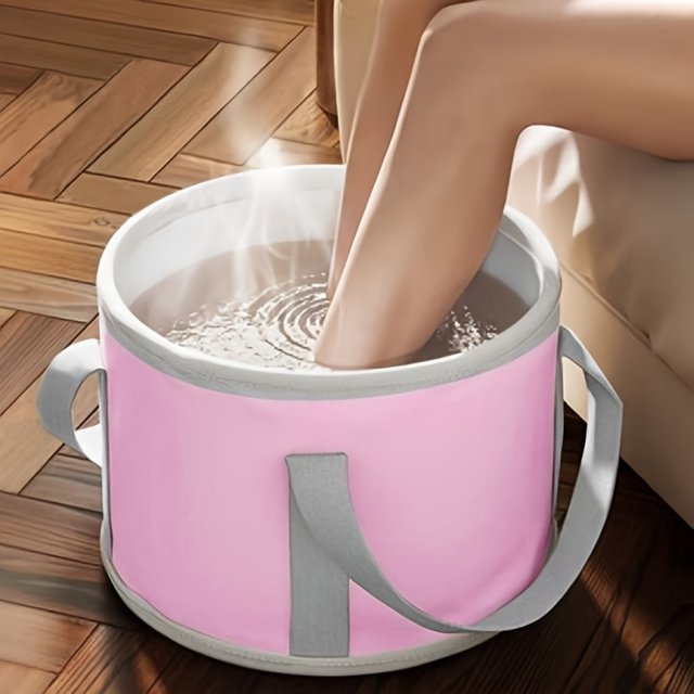 Foldable Portable Foot Bath Tub with Insulation Function - Foot Soaking Bucket for Convenient Foot Care at Home