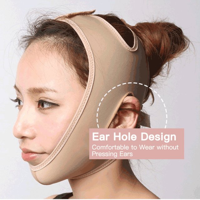 Instrument de massage du visage à bandage facial en V pour le lifting et le minceur du visage