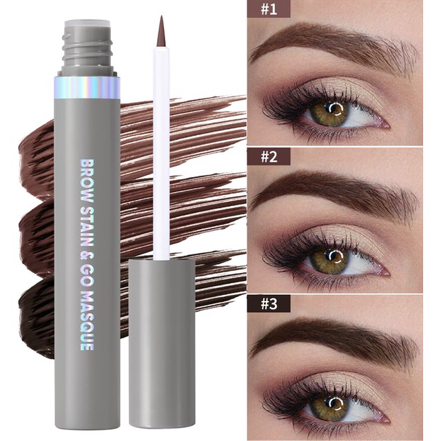 Wonder Blading Brow Stain & Go Masque Long Lasting Eye Brow Tint Transfer Proof and Smudge Proof Eyebrow Tint Stain Cosmetics