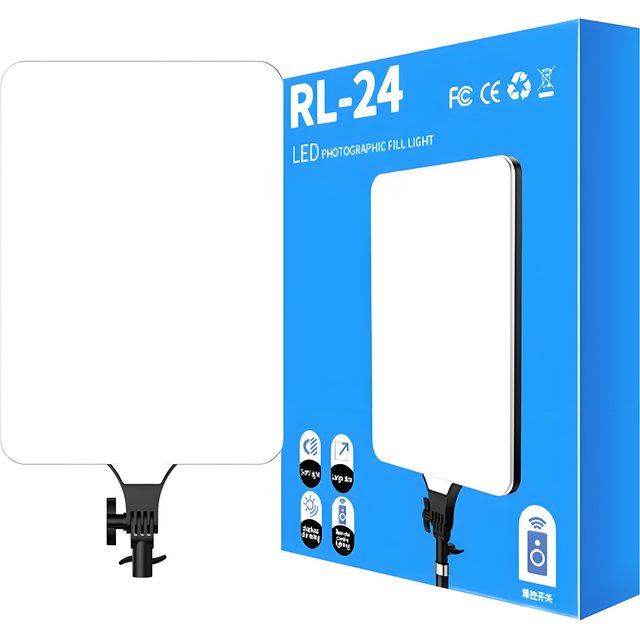 19 inch LED Video Lights Conference Photography Lighting Selfie Light Photo Studio Lamp for Make up Shoot Live Streaming