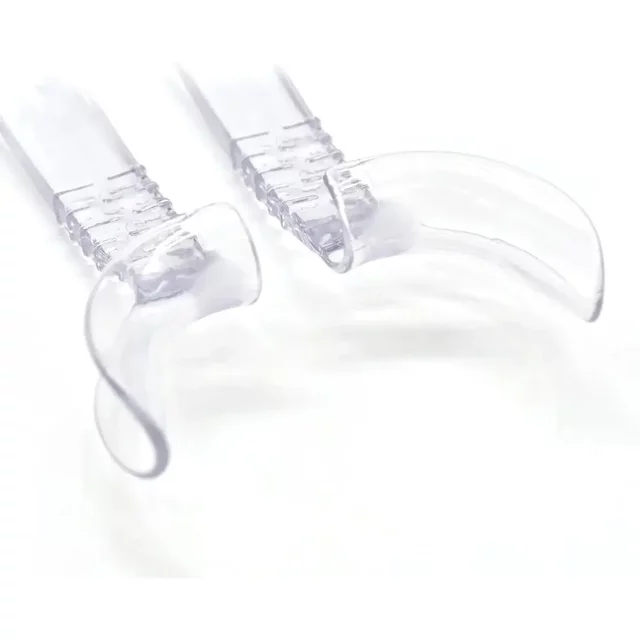 2pcs/Pair Dental Intraoral Cheek Retractor Half-Lip Retractor Unilateral Lip Retractors for Adults Oral Care Tool Left+Right
