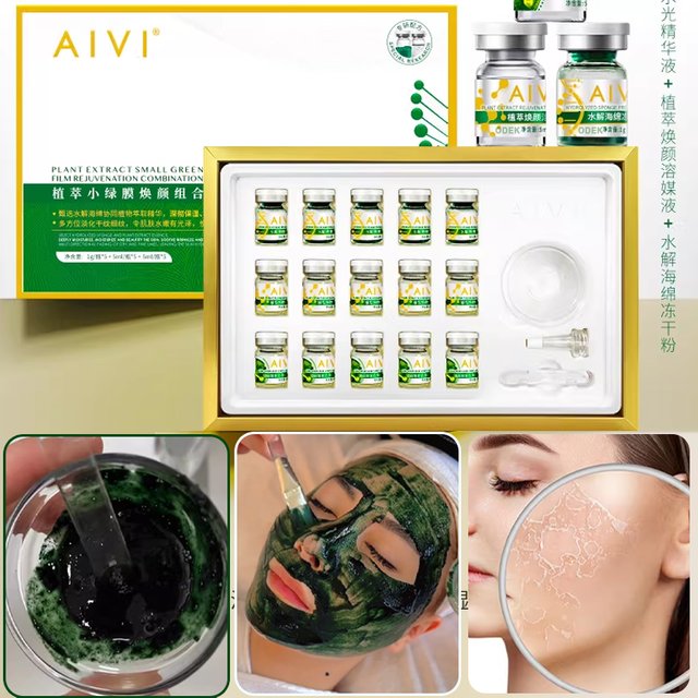 Facial Natural Algae Peeling Whitening Peel Kit Seaweed Algae Breakouts Moisturizing Rejuvenate Pore Shrinkage Skin Care