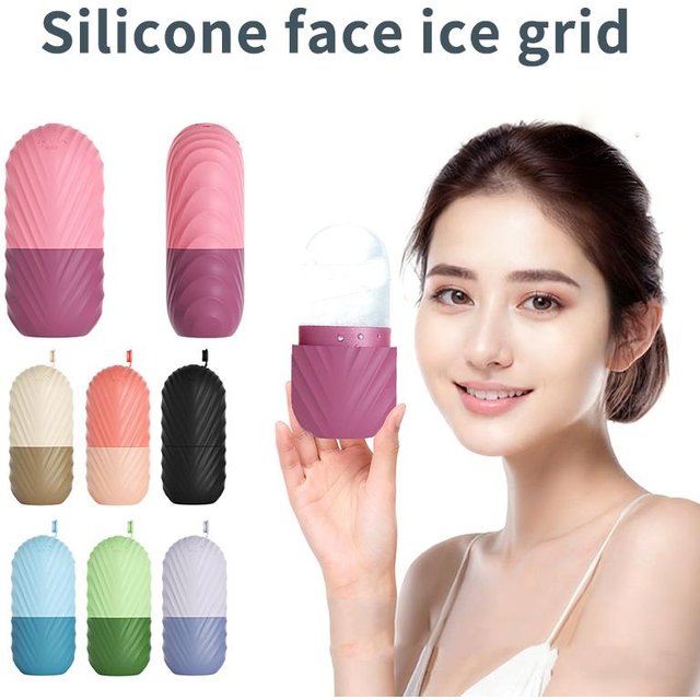 【M】Ice Face Roller Beauty Massage Silicone Ice Mold For Eye Puffiness Ice Facial Roller Shrink Pores Multifunctional Mold