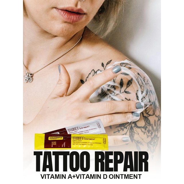 1/10/20/30/40/50/100pcs Tattoo Aftercare Cream A&D Fougera Vitamin Ointment Anti Scar Permanent Makeup Repair Gel tattoo supplie