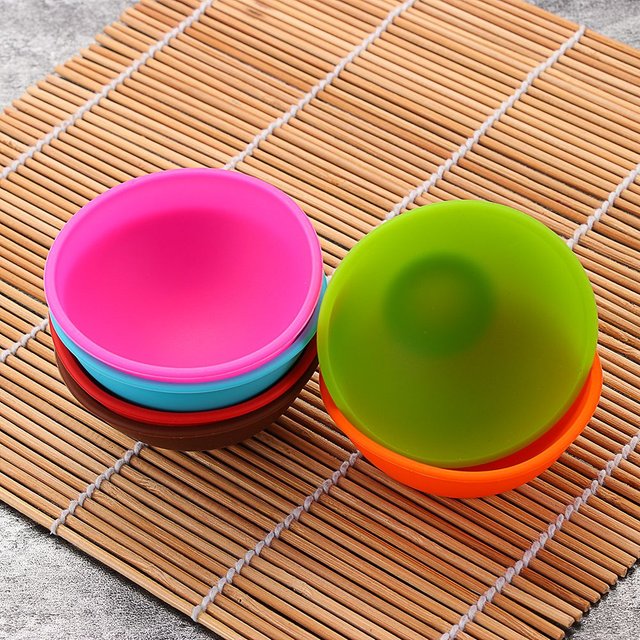 Measuring Silicone Mixing Kitchen Gadgets Facial Mask Bowl Sauce Cup Seasoning Bowl Food Storage