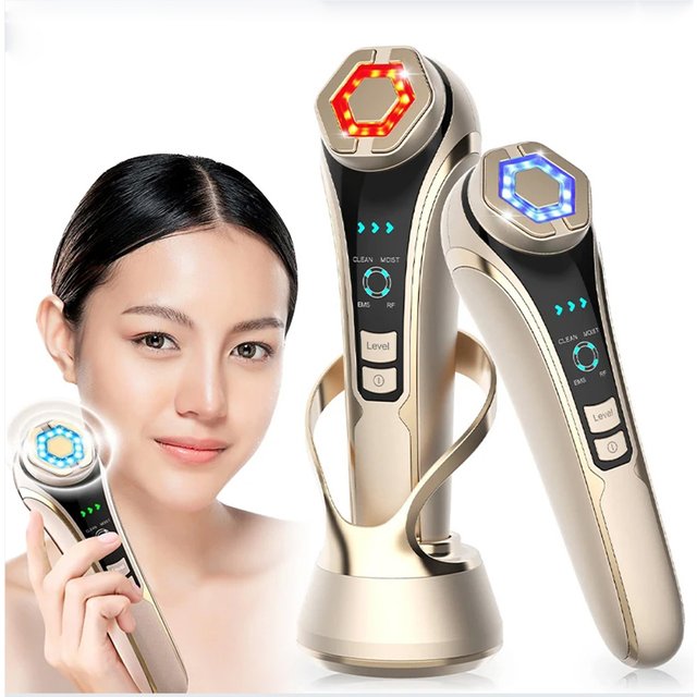 New Facial Lifting and Firming Rejuvenation RF Beauty Device Home Face Device EMS Microcurrent Beauty Device Gift