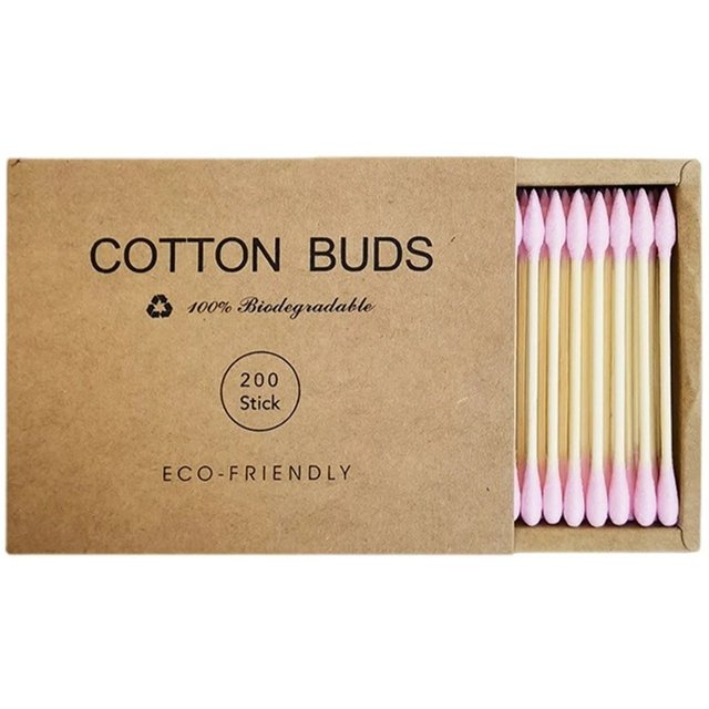 Makeup Fine Cotton Swab For Makeup Removal With A Pointed Tip Two Heads For Household Use Adult Ear Cleaning Is Disposable
