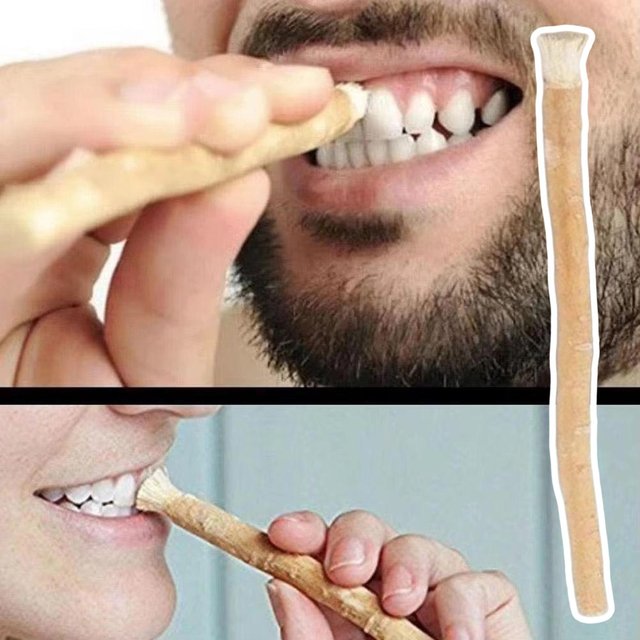Natural Miswak Toothbrush,Soft Travel Middle Eastern Traditional Manual Teeth Whitener,Natural Flavor Traditional Toothbrush