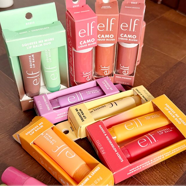 ELF Fruit Mint-Chocolate Lip Balm Lip Lotion Essence Volumizing Lip Glaze Womens Moisturizing Natural Lip Gloss Hydrating Makeup