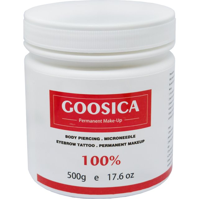 New 100% Goosica Eyebrow Tattoo Cream Before Permanent Makeup Microblading Piercing Auxiliary Procedure Face Beauty 500g