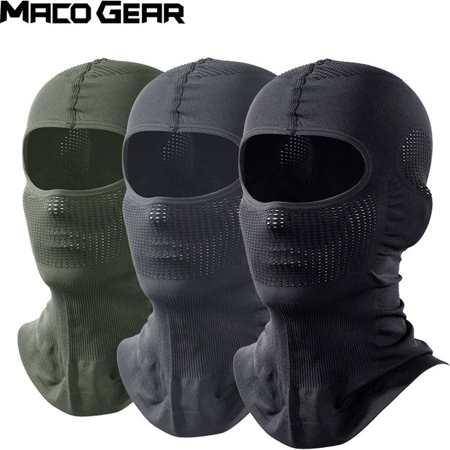 Cycling Balaclava Breathable Sport Full Face Mask Ski Windproof Headgear Outdoor Bicycle Motorcycle Soft Bike Quick-Dry Hood Cap