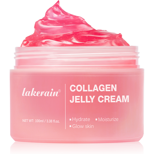 Moisturizing Collagen Jelly Cream Niacinamide Hydrolyzed Collagen Tightening Soothing Anti-Aging Firmness Hydration Skincare