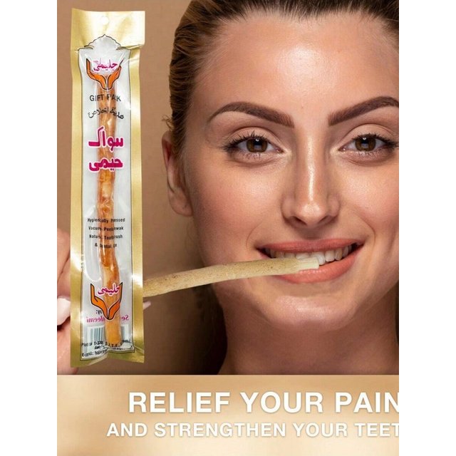 Slim Miswak Natural Toothbrush Portable Traveling Toothbrush Traditional Toothbrush Stick For Healthy Gums Teeth Fresher Breath