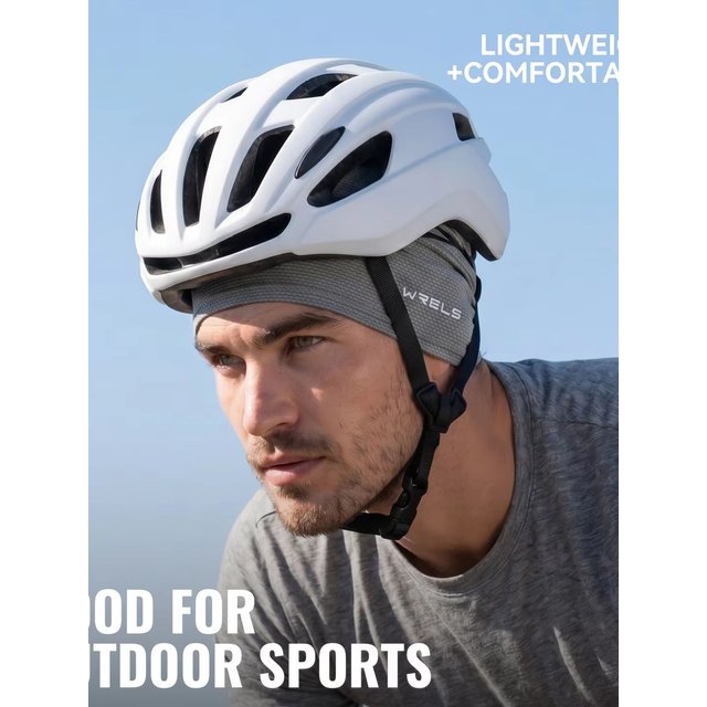 WRELS Skull Cap Helmet Liner Cooling 3D Mesh Breathable Quick Dry Sweat Wicking Cycling Hat UPF 50+ Sunscreen 24g Running Beanie