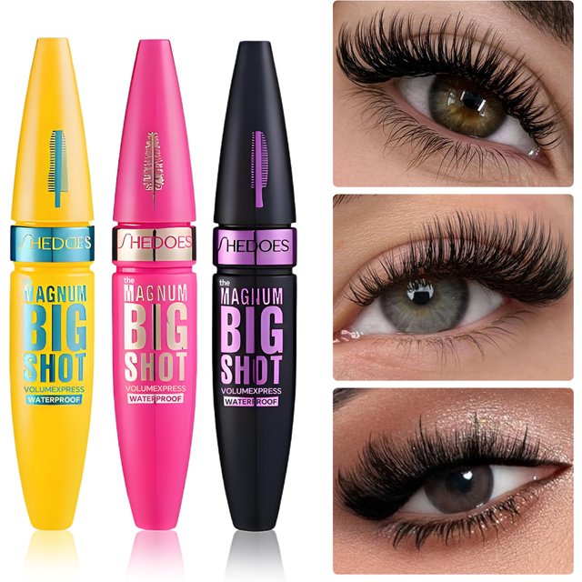 4D Black Mascara - Long-Lasting, Volumizing & Curling for All Skin Types - Perfect Valentine's Gift for women