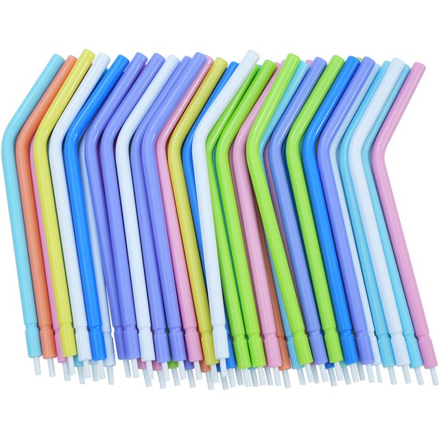 250pcs Dental Disposable Air Water Syringe With Plastic Core Nozzles Tips Tubes 3-Way Triple Teeth Whitening Dentist