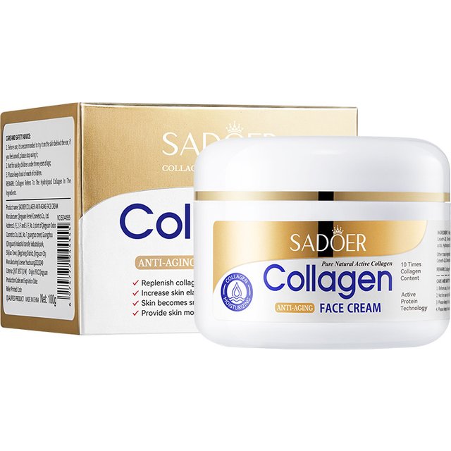 SADOER Collagen Firming Face Cream Skincare Moisturizing Hydrating Face Creams Faical Cream Beauty Face Skin Care Products