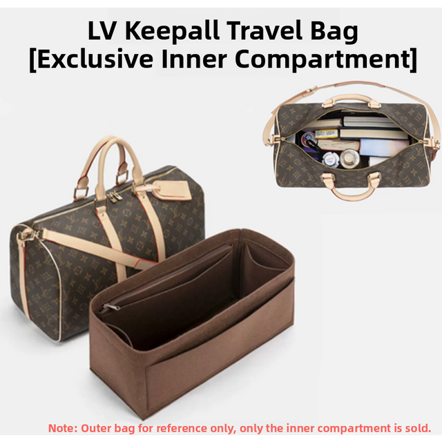 Inner Bag for Keepall 45 50 55 60 Travel Bag Organizer Middle Bag Storage Pouch Cosmetic