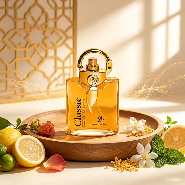 100ml Arabian Classic EDT Perfume for men, Woody Scent with Patchouli, Cedarwood and Musk, Oriental Fragrance