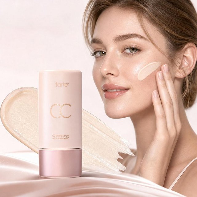 Color Correcting CC Tinted Serum Concealer Foundation Oil Control Longwear Cover Imperfections Natural Luminous Skin Tone Makeup