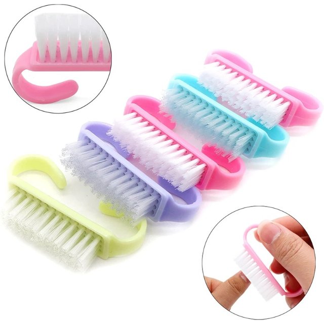 1/4/10Pcs Nail Cleaning Brushes Manicure Pedicure Soft Hair Remove Dust Powder Hand Scrubbing Clean Brush For Nail Care Makeup
