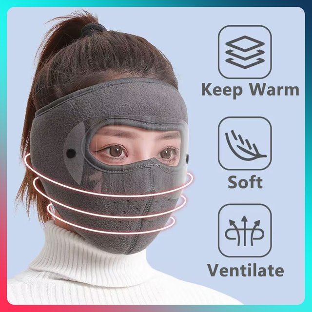 Musion Unisex Balaclava Face Mask Windproof Dustproof Multi-functional for Motorcycle Camping Hiking Skiing Outdoor Sports