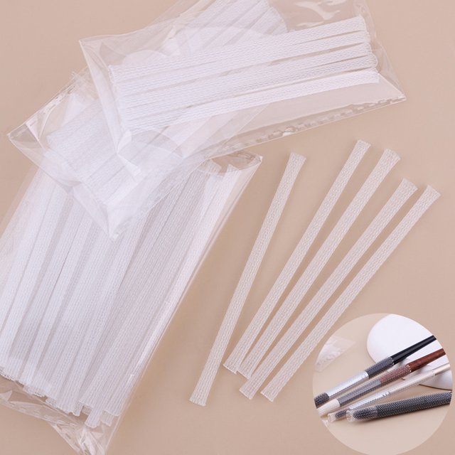 5/10/20/50pcs/Set Makeup Brush Protective Mesh Set Rose Gauze Set Makeup Brush Protective Mesh Set Flower Protective Mesh Set